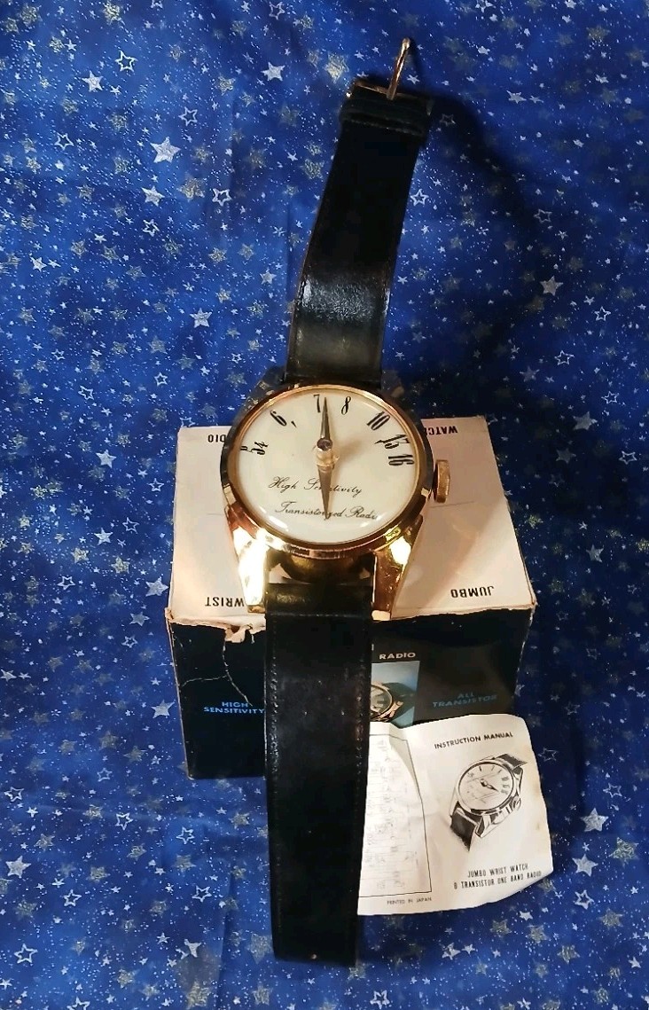 Giant 30” Wristwatch Transistor AM Radio - Japan Untested