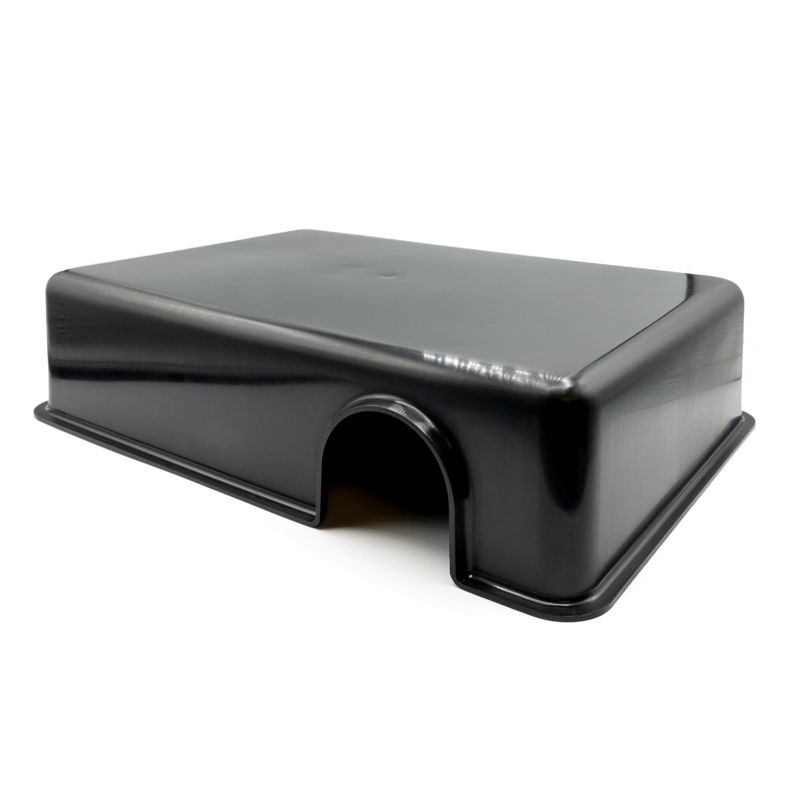 Reptile Hide Box (D - Large 13"x9"x3" Exterior Size) - Fits Most Standard Rac...