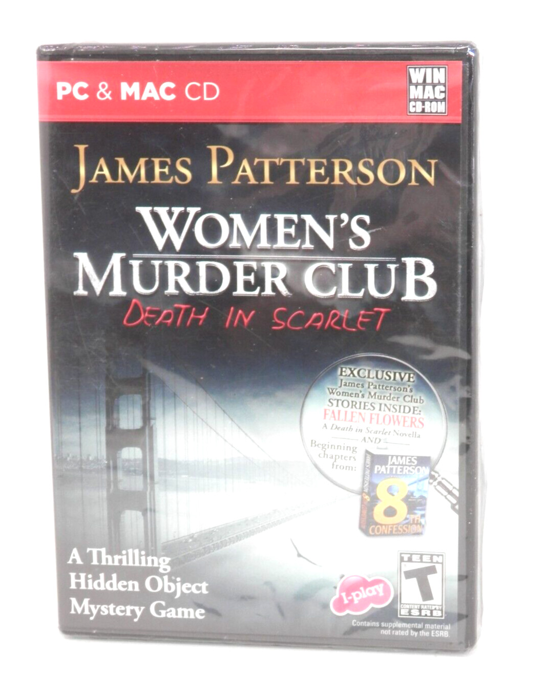 James Patterson Women's Murder Club PC MAC Hidden Objects Game CD-ROM New SEALED