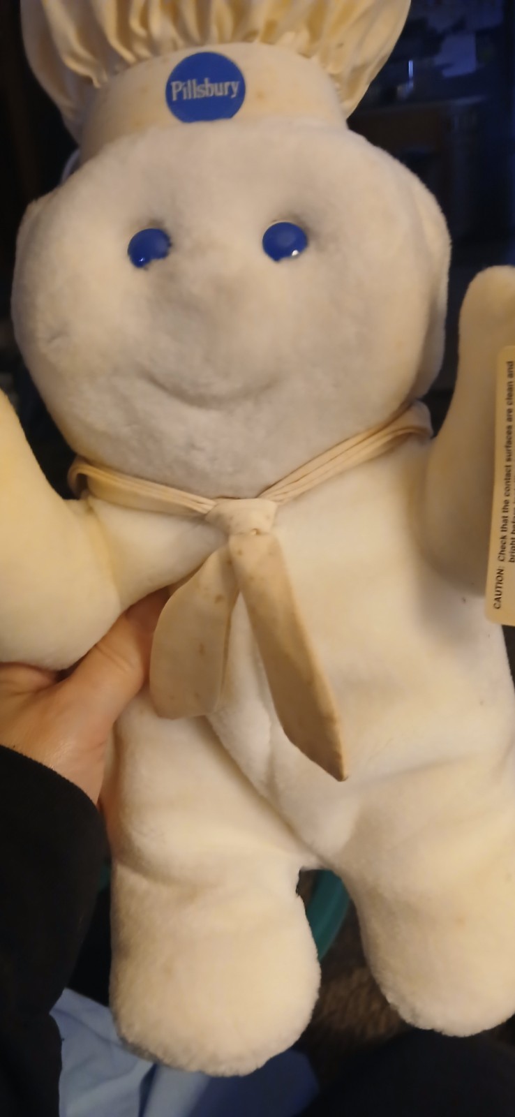 Pillsbury Doughboy 1997 Vintage Stuffed Plush Giggling Talking