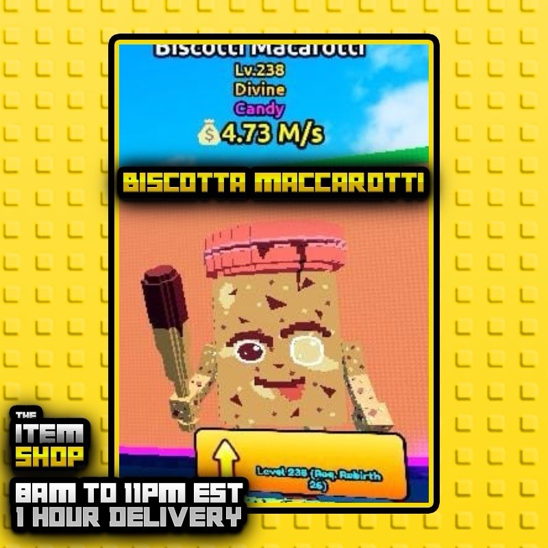 Biscotti Macarotti - Escape Tsunami For Brainrots