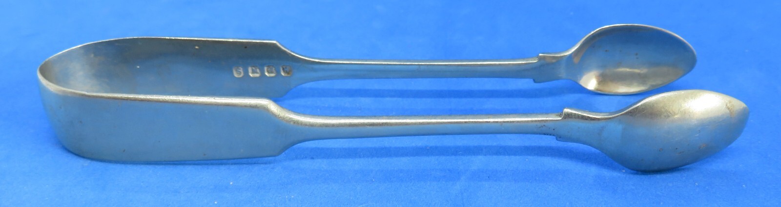 Silver plate electroplate vintage Victorian antique pair of sugar tongs / nips B