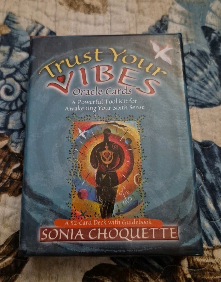 Trust Your Vibes Oracle Cards By Sonia Choquette 52 Cards w/ Guidebook, Complete