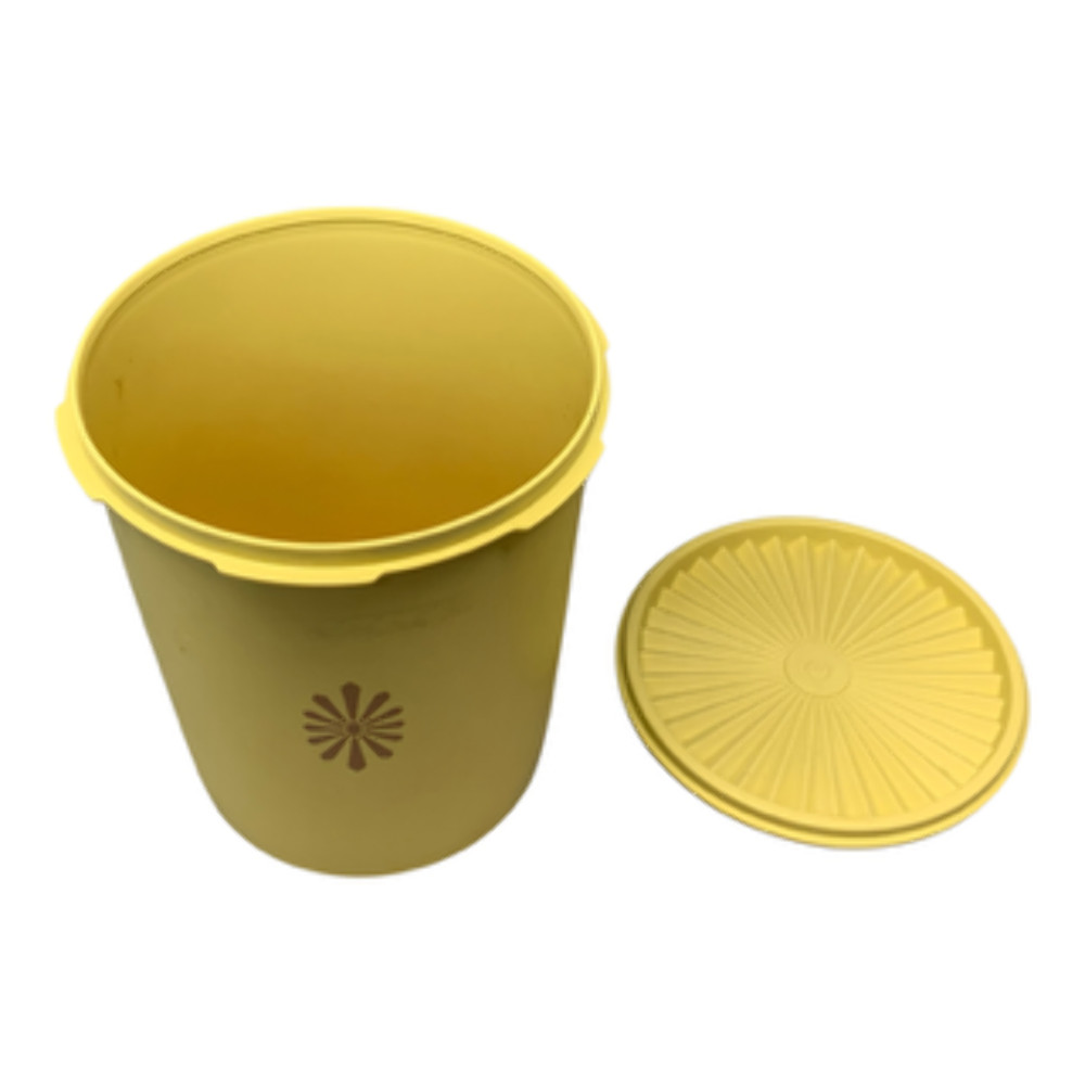 39495 - Yellow 5" x 7.5" Tupperwware Canister Without Lid | AwaitingInput |