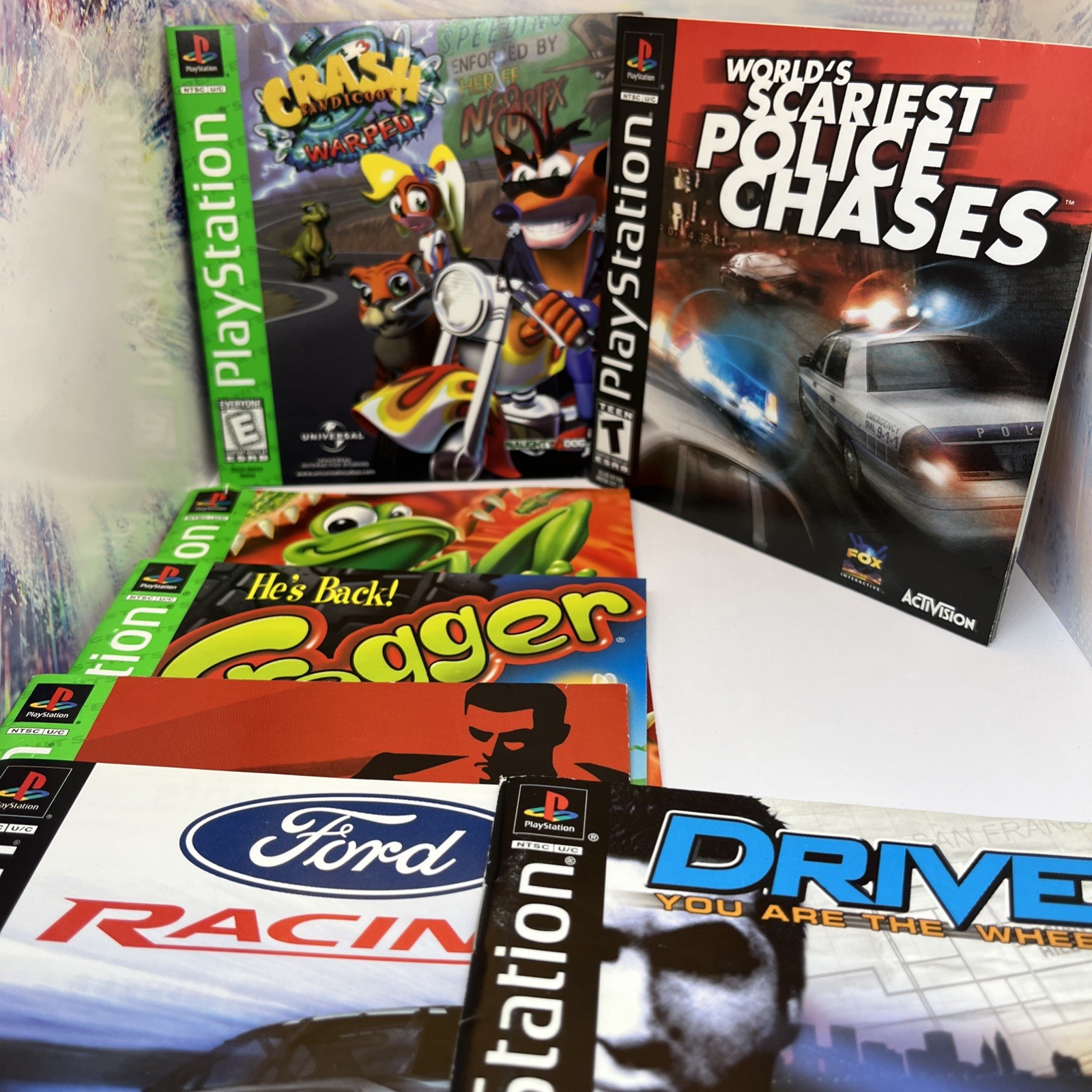 Lot Of 7 Ps1 Manuals Only