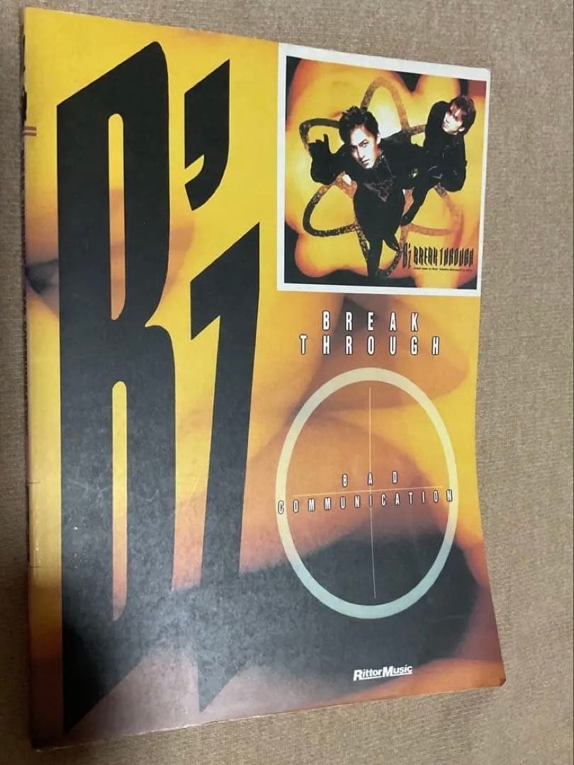 B’z Break Through +Bad Communication Band Score Sheet Used RRF