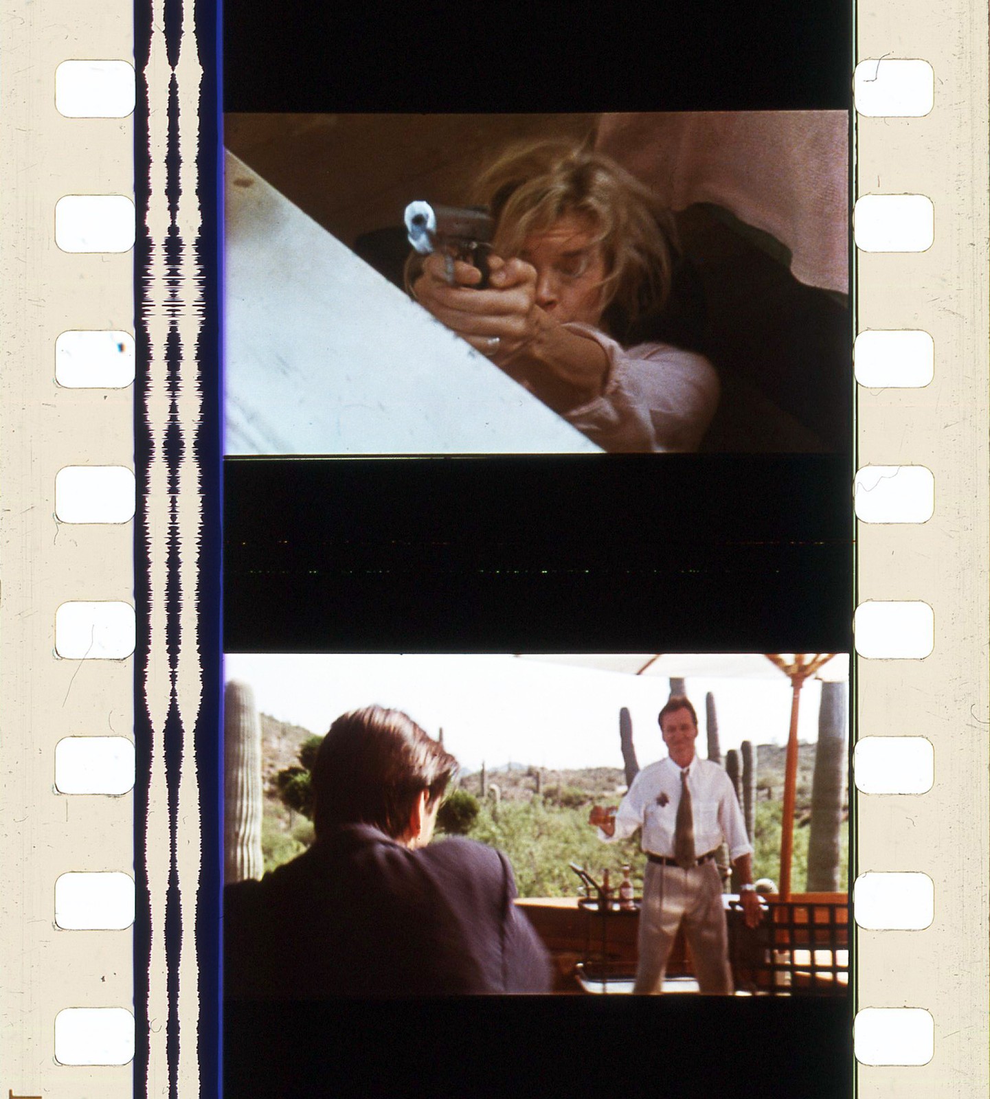 THE GETAWAY great FLAT movie trailer on 35mm film 1994 (mm102)