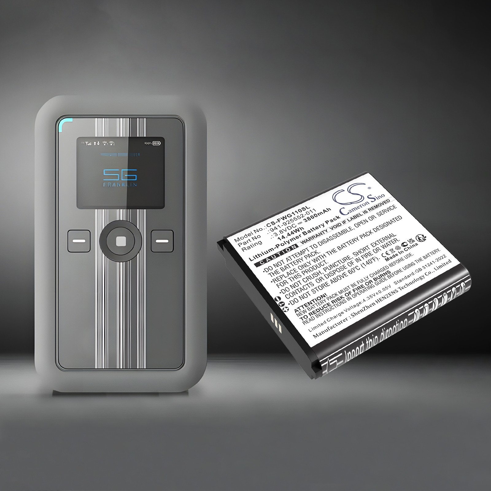 BATTERIE 3800mAh Type 941-925552-011 For JexStream Franklin Wireless RG1100