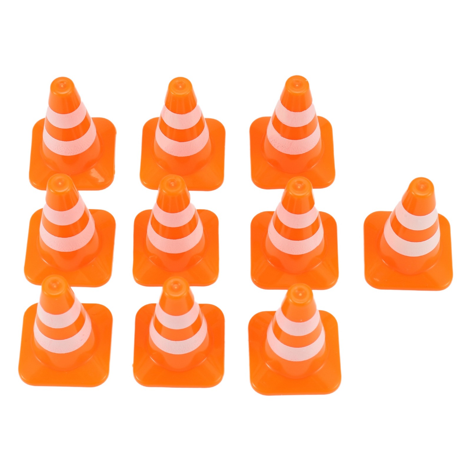 Traffic Cones 10Pcs Miniature Road Cones Construction Cones Kids Traffic1677