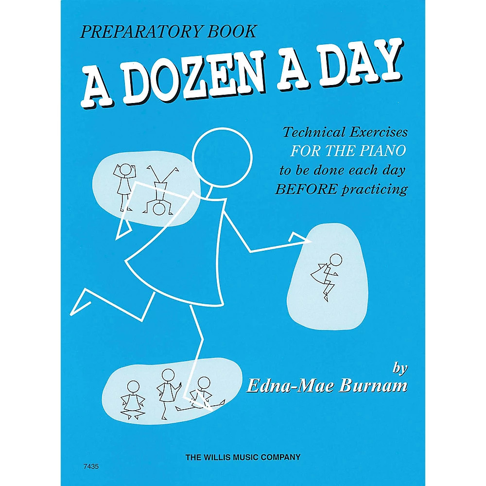 Hal Leonard Dozen Day Preparatory Technical Piano Blue