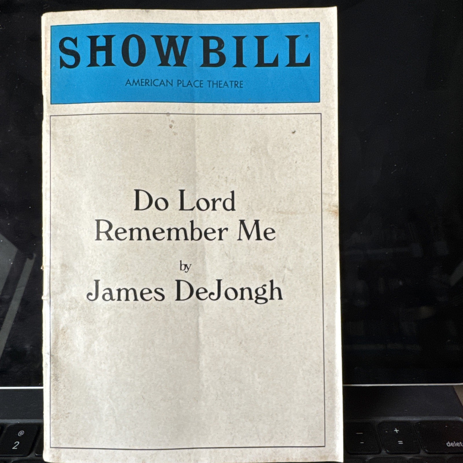 Do Lord Remember Me - Off Broadway Playbill - Dec 1982 - Julie Taymor