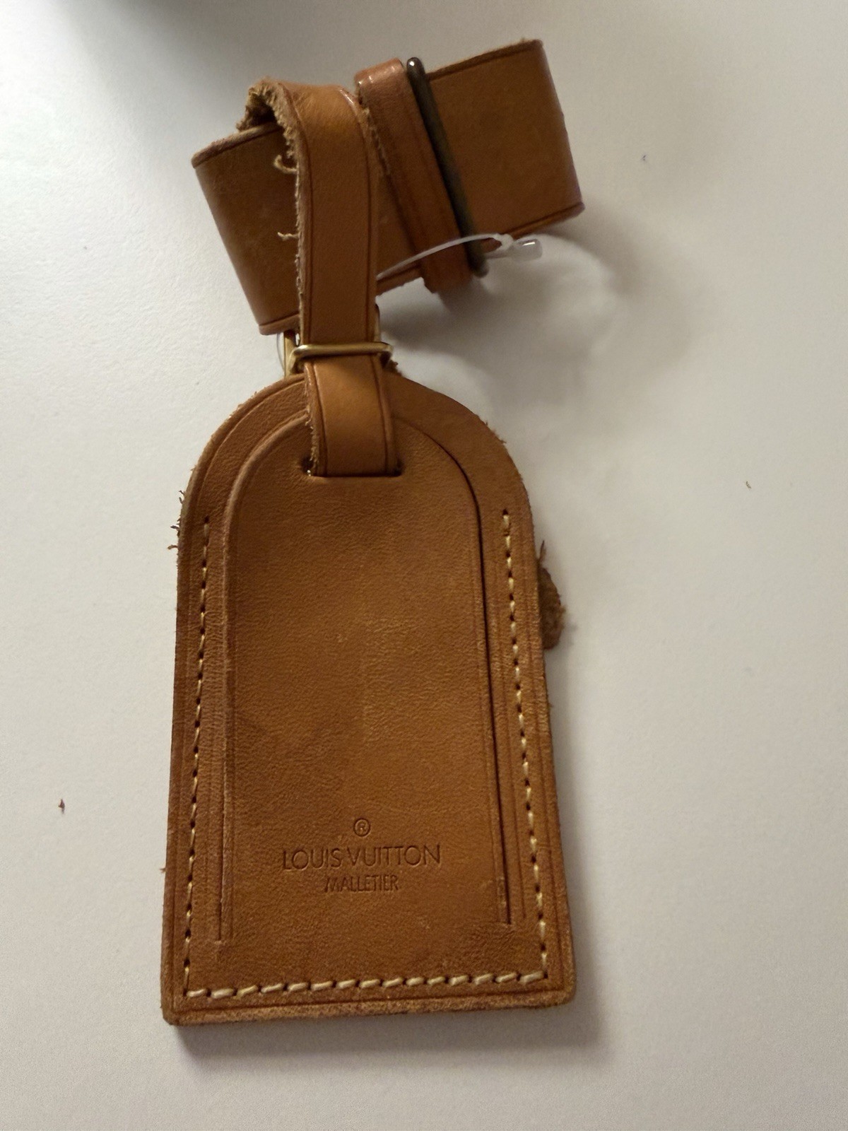 Louis Vuitton Leather Luggage Tag