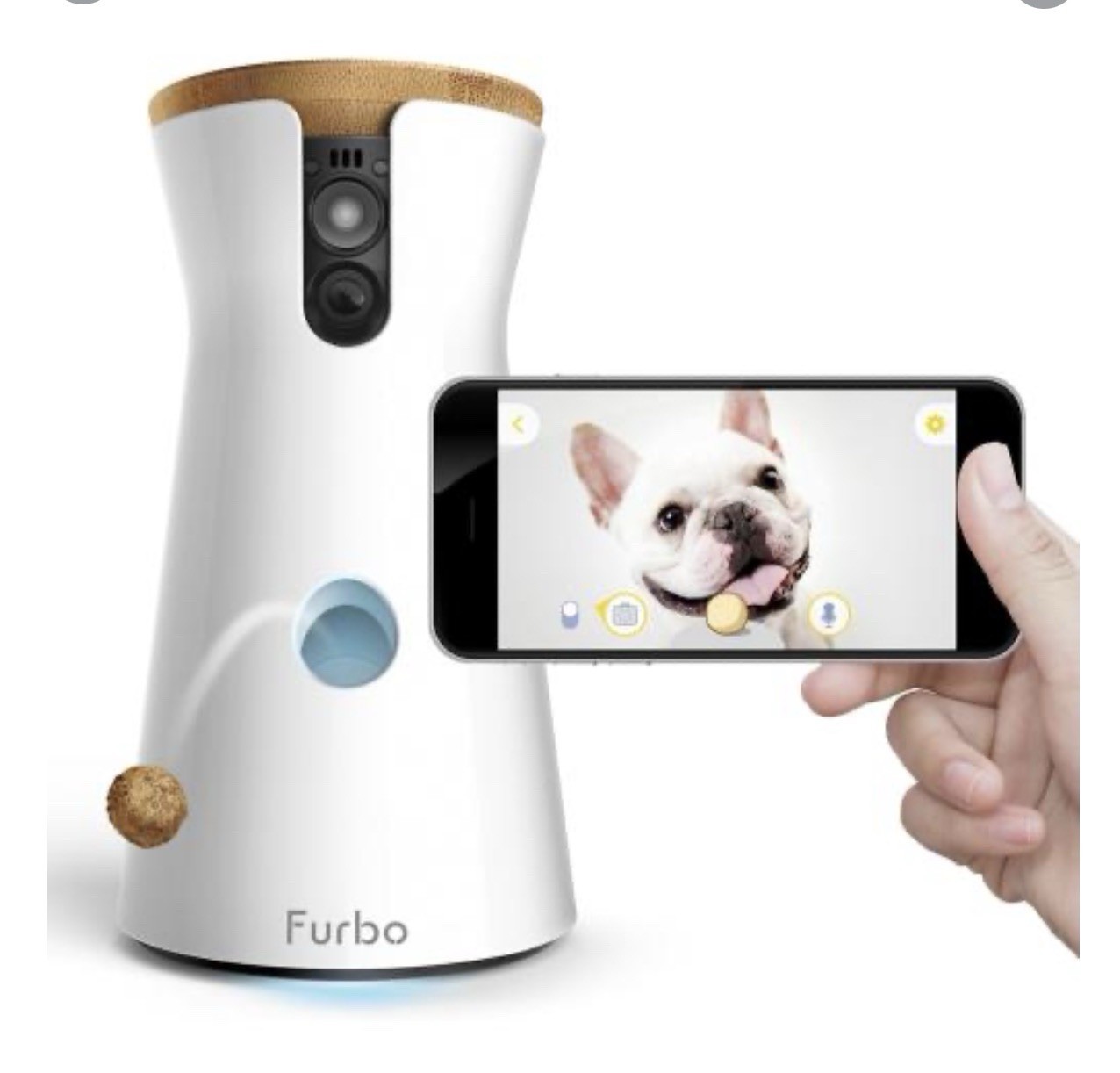 Open Box Furbo Dog Camera: Treat Tossing, Full HD Wifi Pet Camera and 2-Way