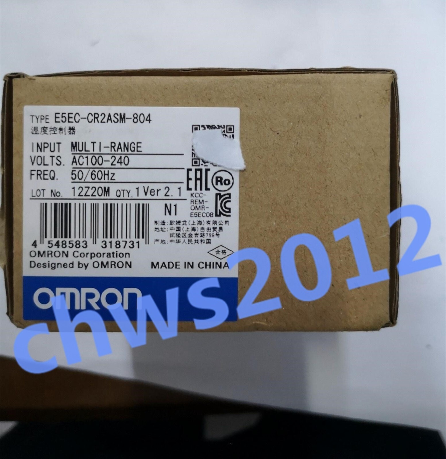 1 PCS NEW IN BOX Thermostat E5EC-CR2ASM-804 AC100-240 *mp