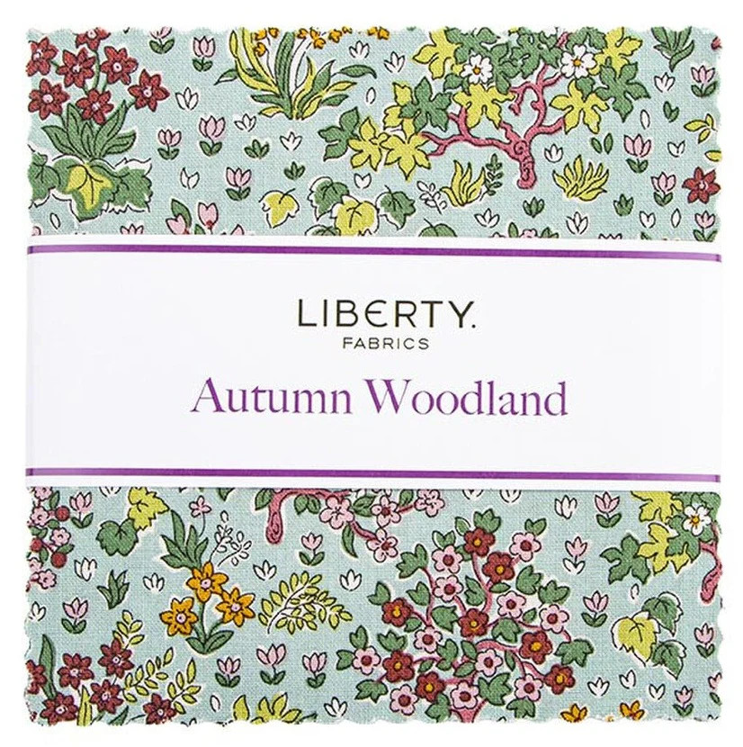Riley Blake - Autumn Woodland 5" Stacker by Liberty Fabrics 42 pcs
