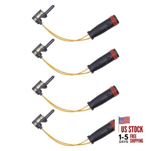 ApplianPar 4Pcs Front Rear Brake Pad Wear Sensor for Mercedes-Benz E350 W211 