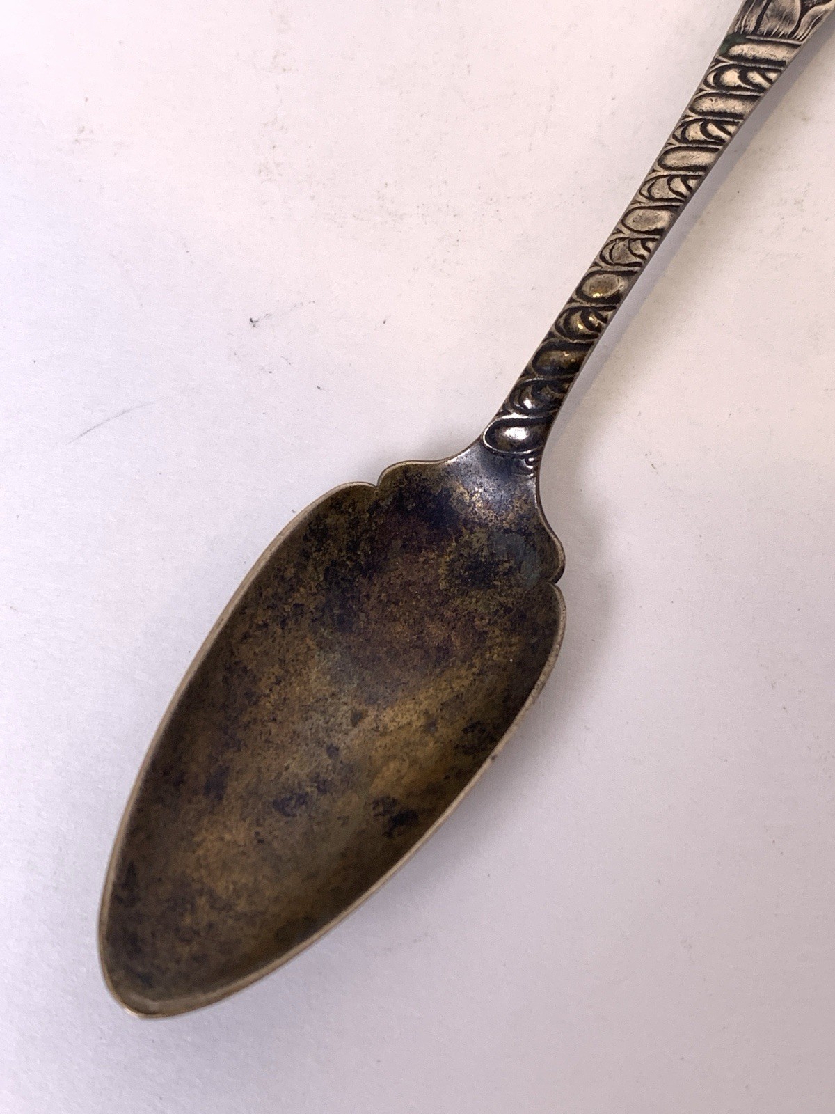 Klondike Metal Spoon Gold Rush Mining Souvenir Brass