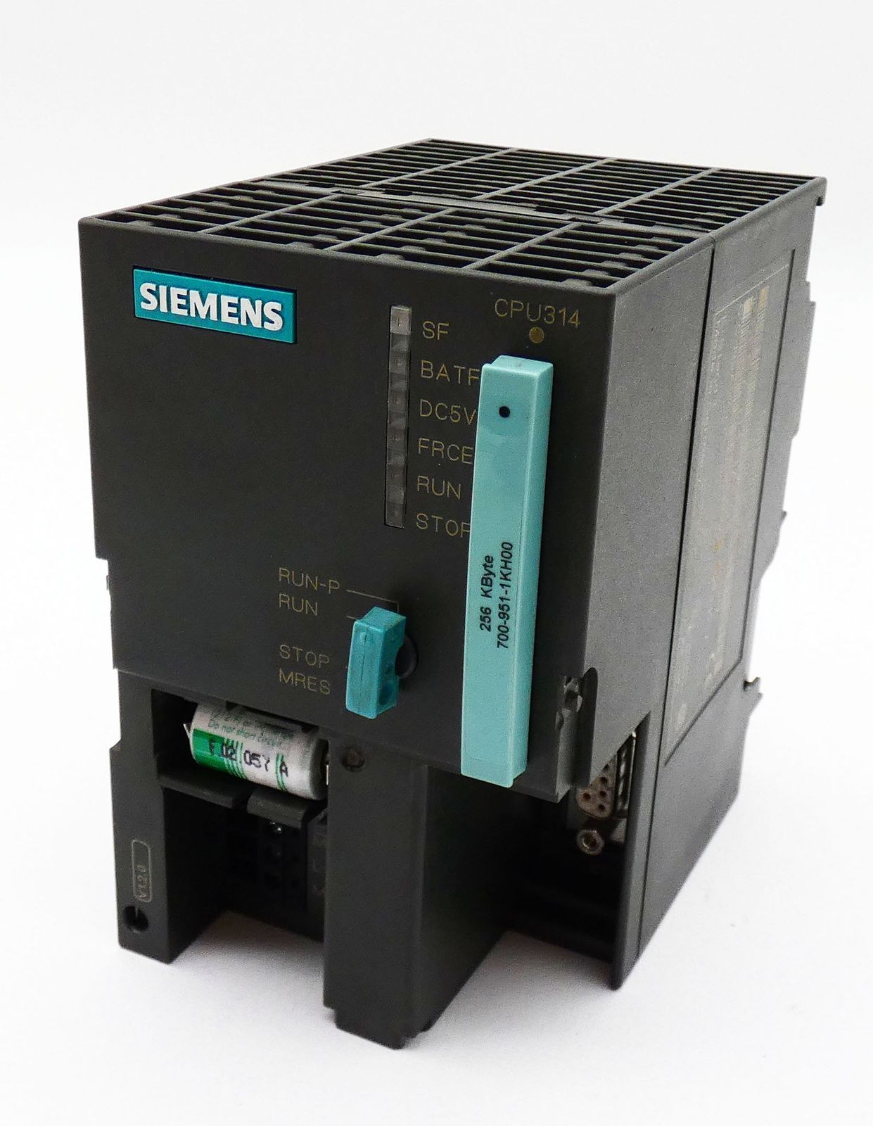 Siemens 6ES7314-1AE04-0AB0 E:01 Zentralbaugruppe ohne Deckel + Memorycard -used-