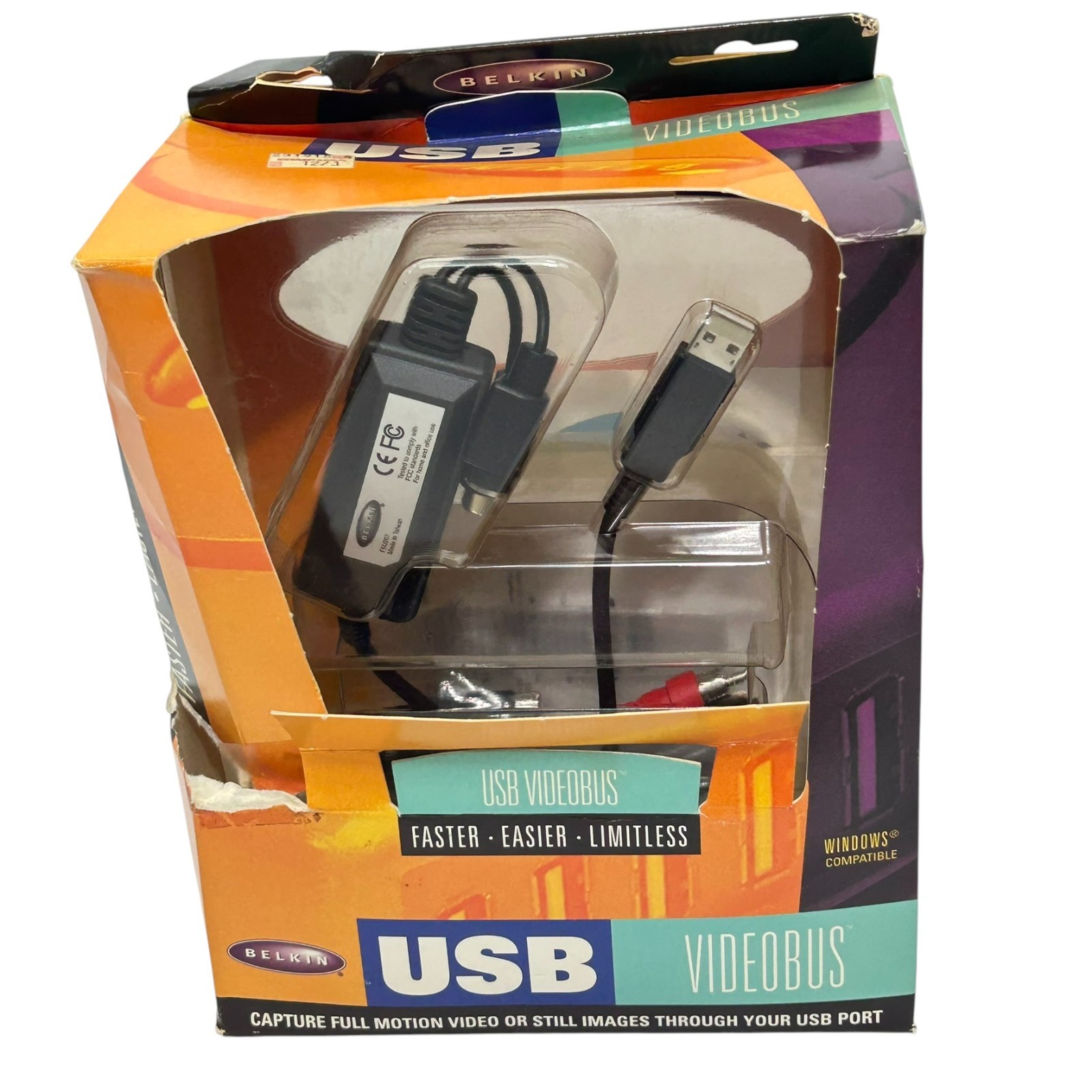 Belkin F5U206 USB Videobus To Connect PC with Camcorder/VCR Faster & Limitless