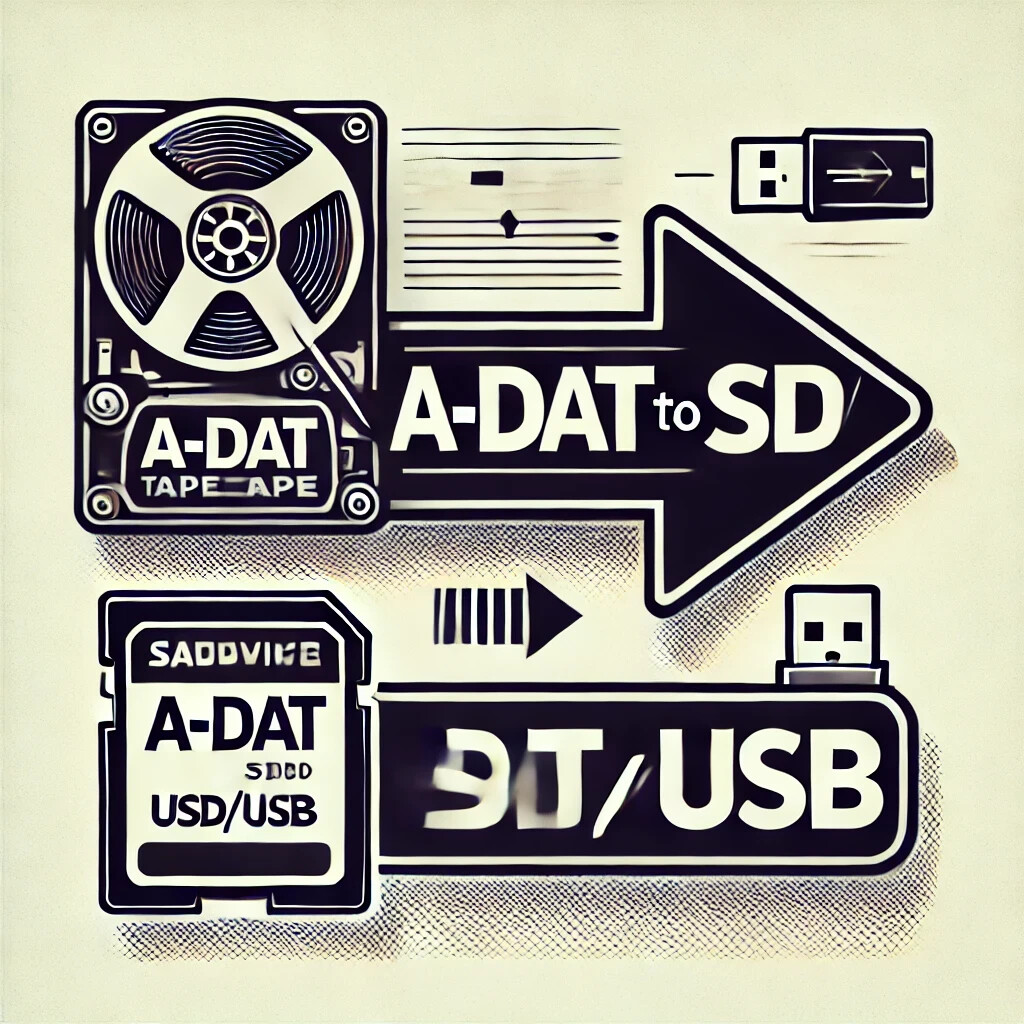 ADAT & DTRS Tape Transfer Service – Digital Conversion to USB