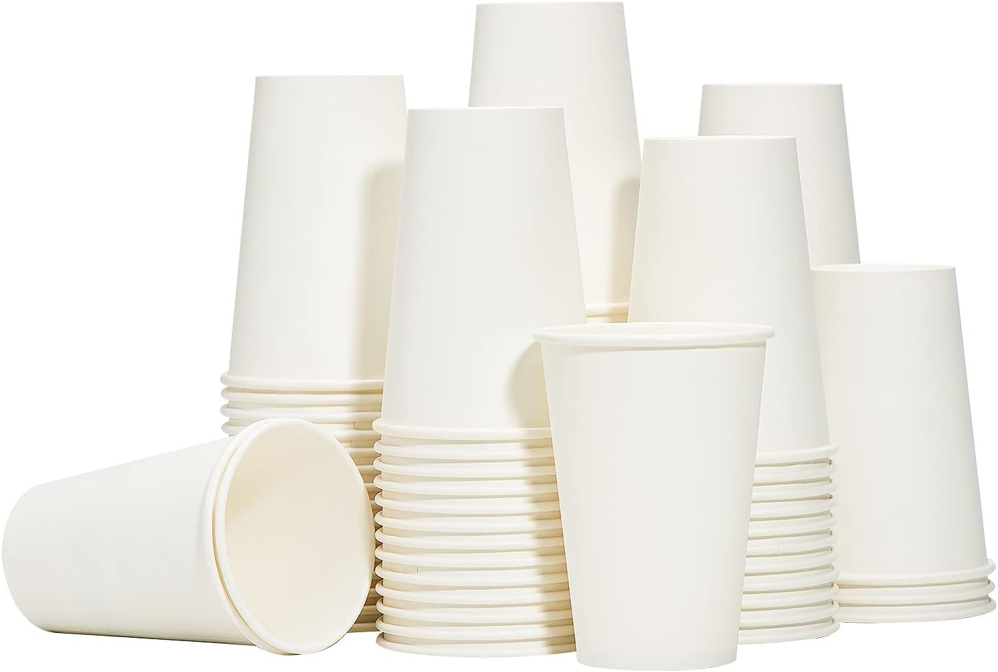 Hot Paper Coffee Cups 12 Oz [300 Pack], Disposable Coffee Cups 12 Oz, Upgraded W