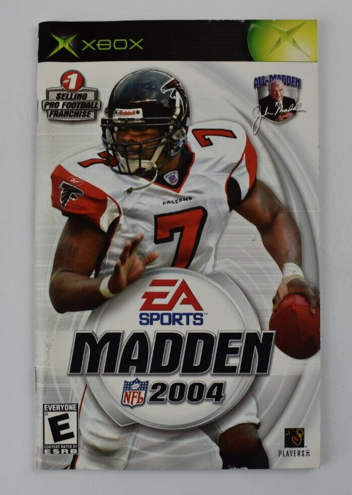 Madden NFL 2004 Microsoft Original Xbox Authentic Instruction Manual Only