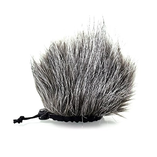 Furry Microphone Windscreen Wind Muff Compatible with Portable Digital audio ...