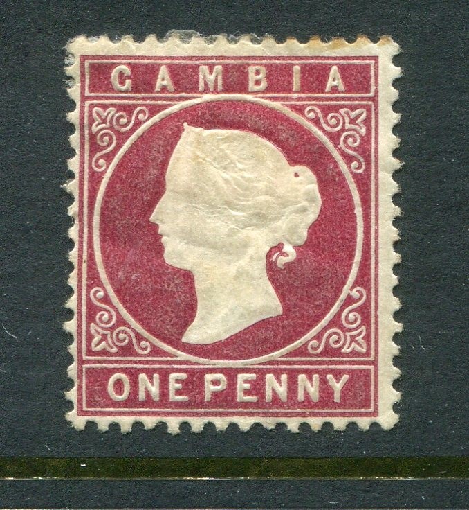 Gambia #6 Victoria 1 P. [Mint Hinged]