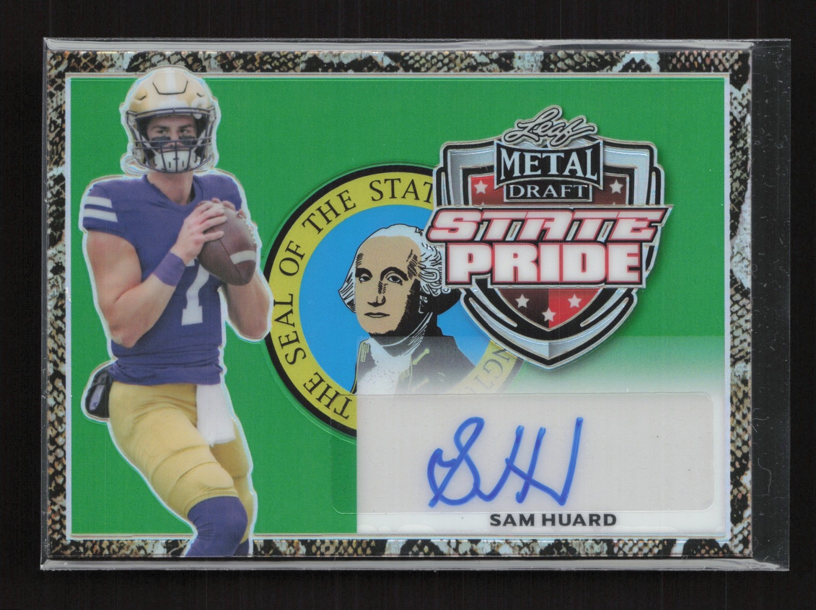 2022 Leaf - SAM HUARD RC - State Pride Auto Insert Snakeskin - SP /5 - Huskies