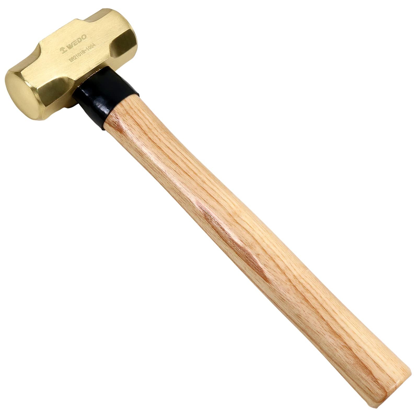 WEDO Brass Sledge Hammer with Wooden Handle, 1lb, 310mm, 12" 1 lb