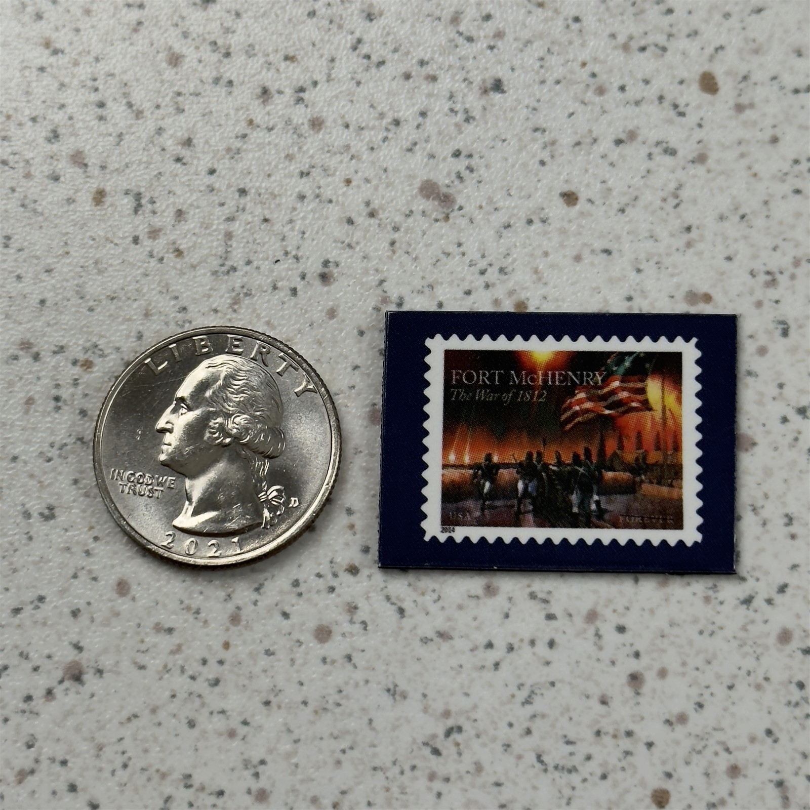 2014 War Of 1812 Fort McHenry Baltimore USPS Postage Stamp Thin Magnet #51456