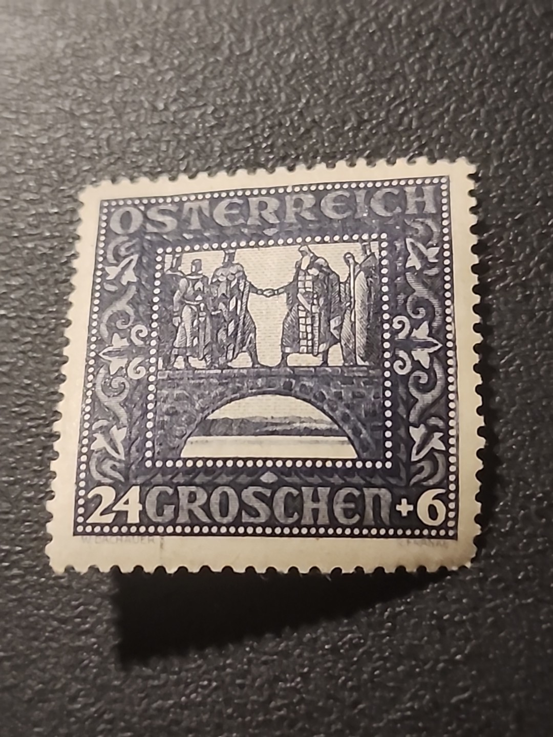 Austria Nibelungen Famous Rudiger von Bechelaren stamp 1926 MLH A-8