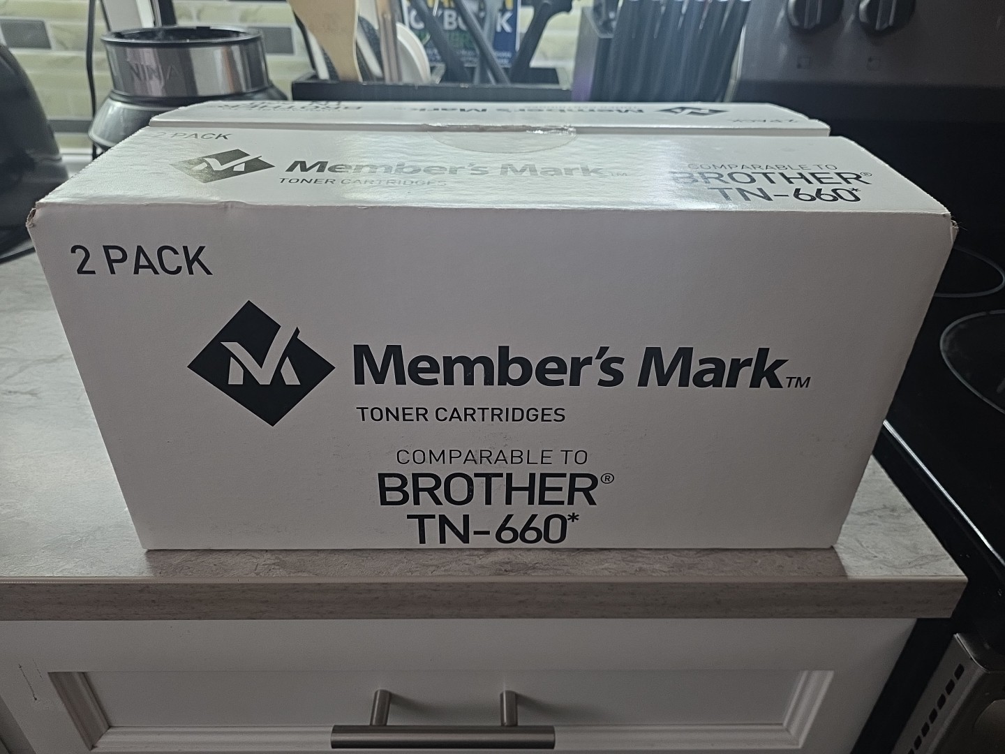 Members Mark Toner Cartidges 2 Pack Black comparable to Brother TN-660