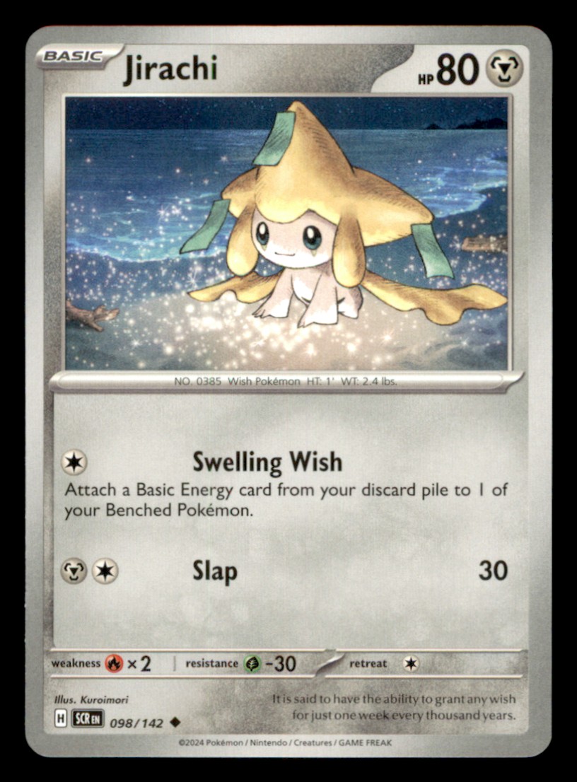Jirachi Uncommon SV07: Stellar Crown 098/142 NM Normal Pokemon