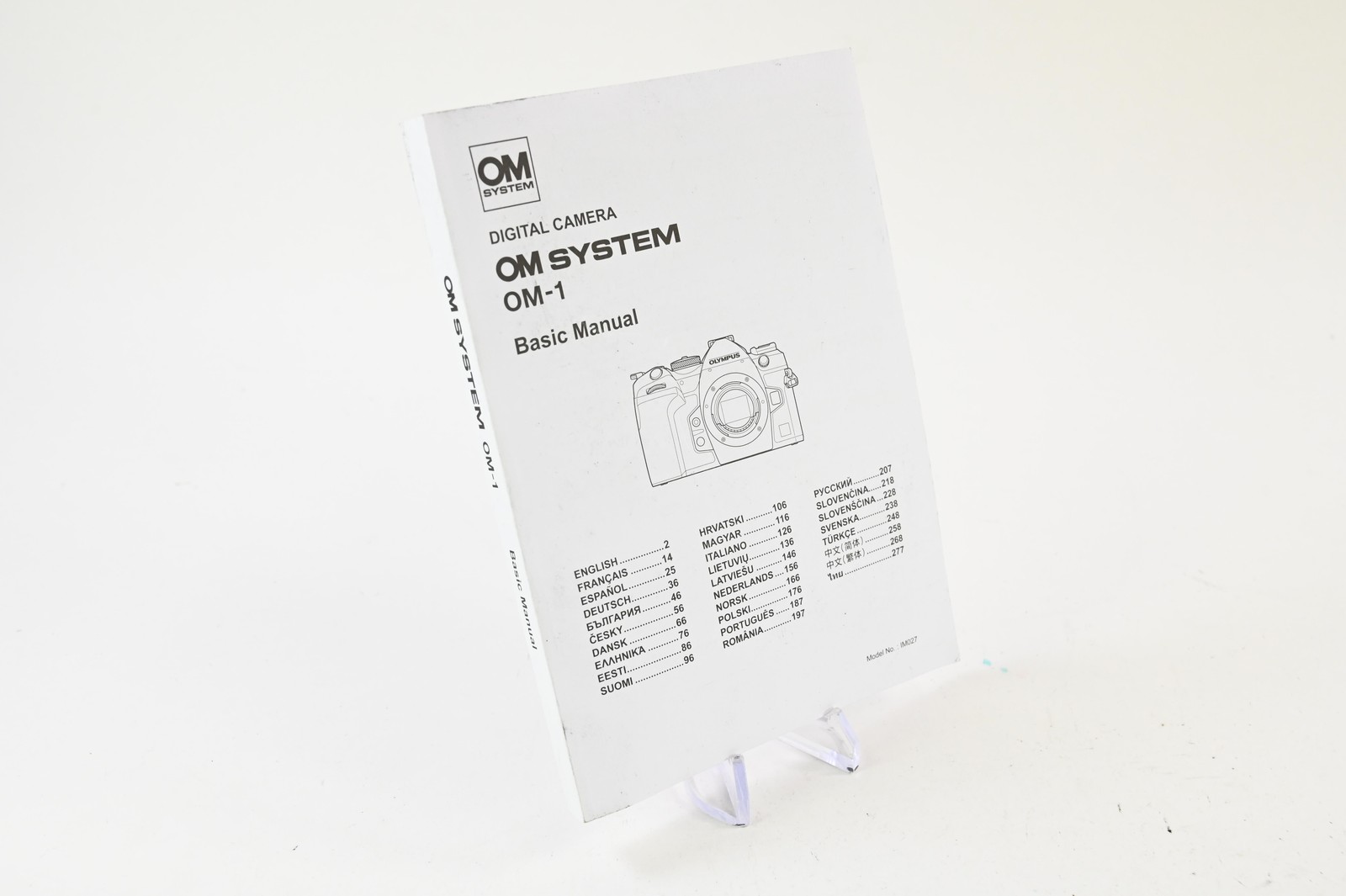 Olympus OM-1 Digital Camera Instruction Manual #G397