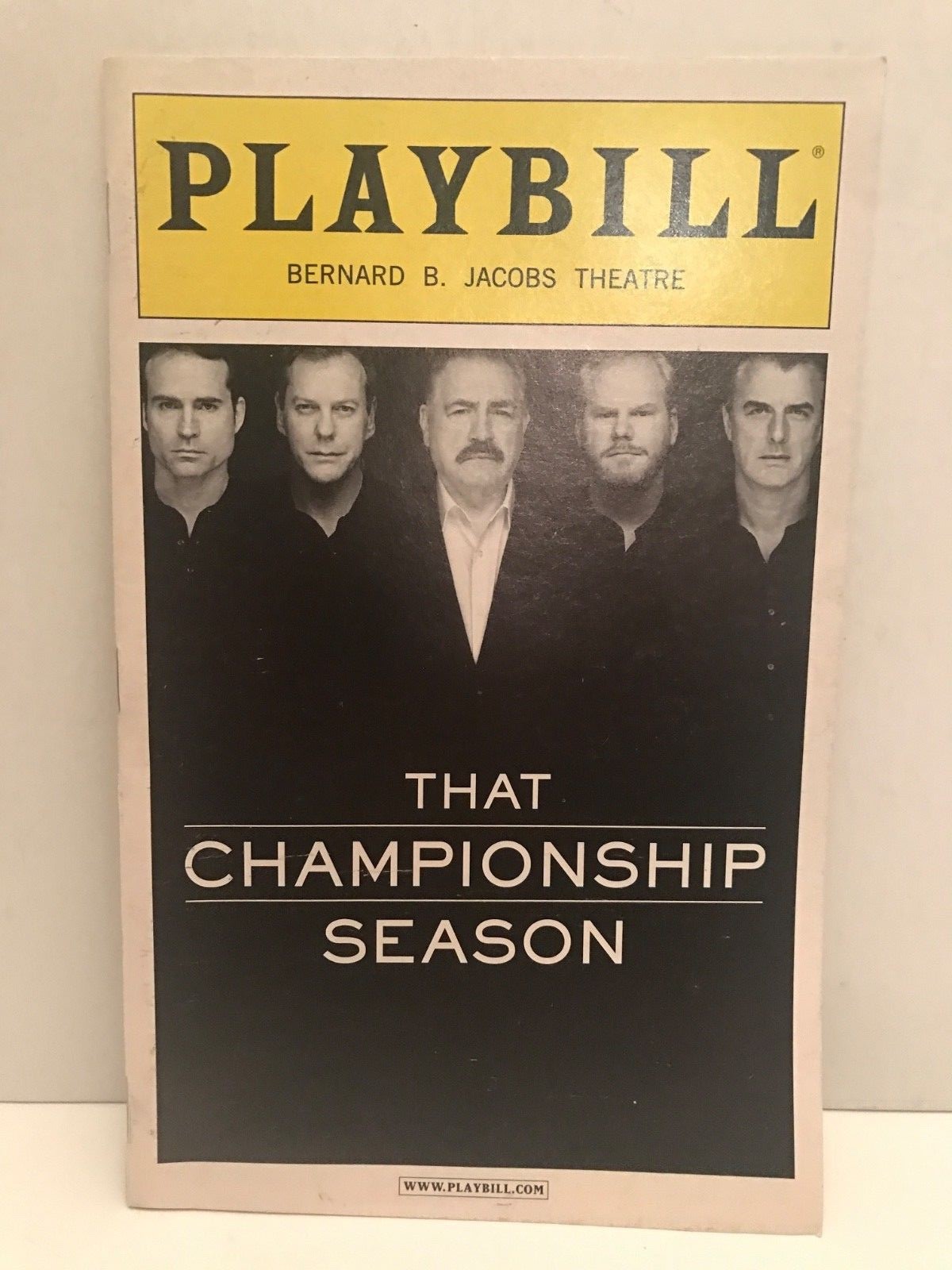 Playbill That Championship Season Kiefer Sutherland Jim Gaffigan Jason Patri A30