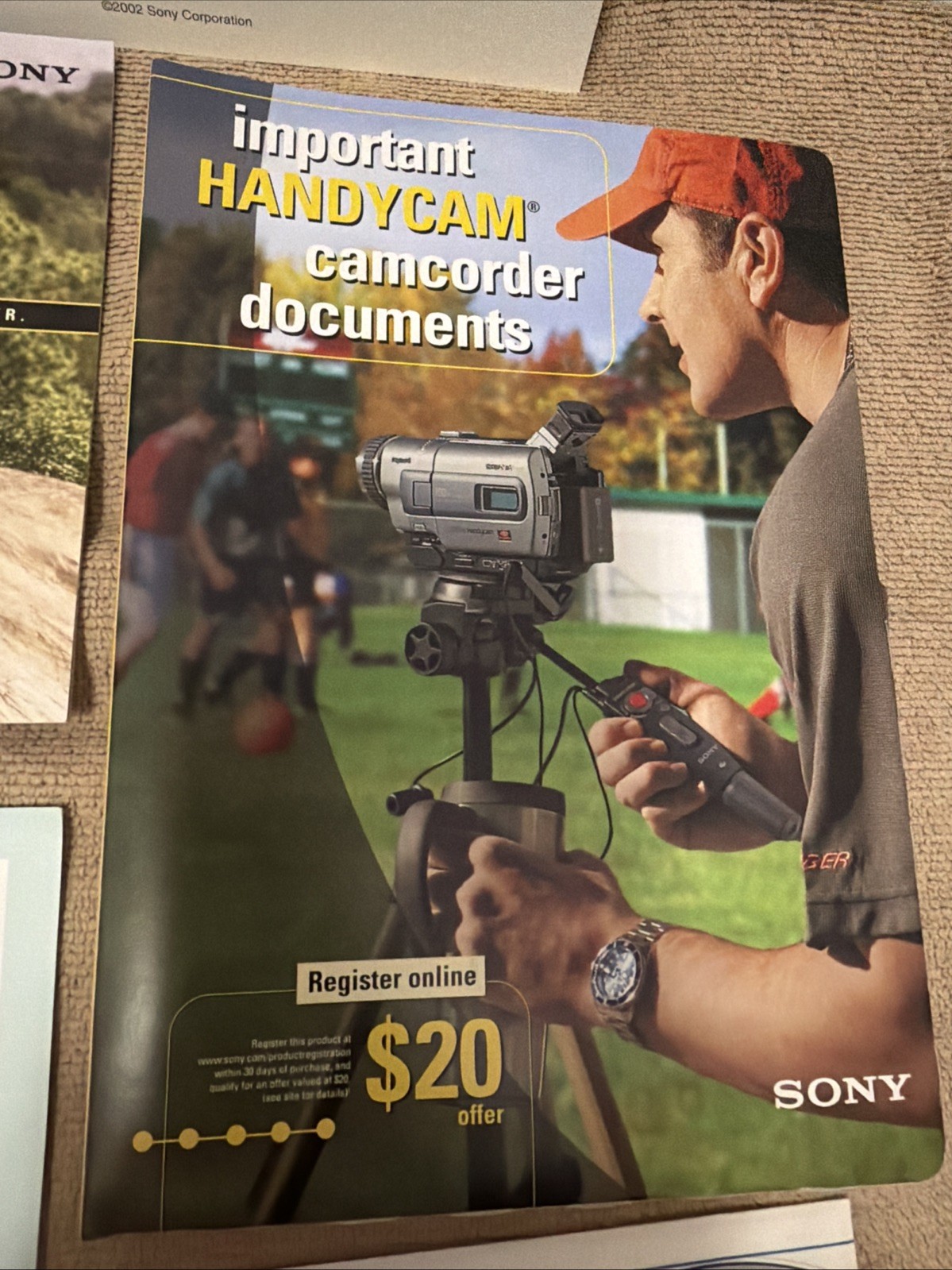 Sony Handycam Instruction Booklet Set DCR-TRV