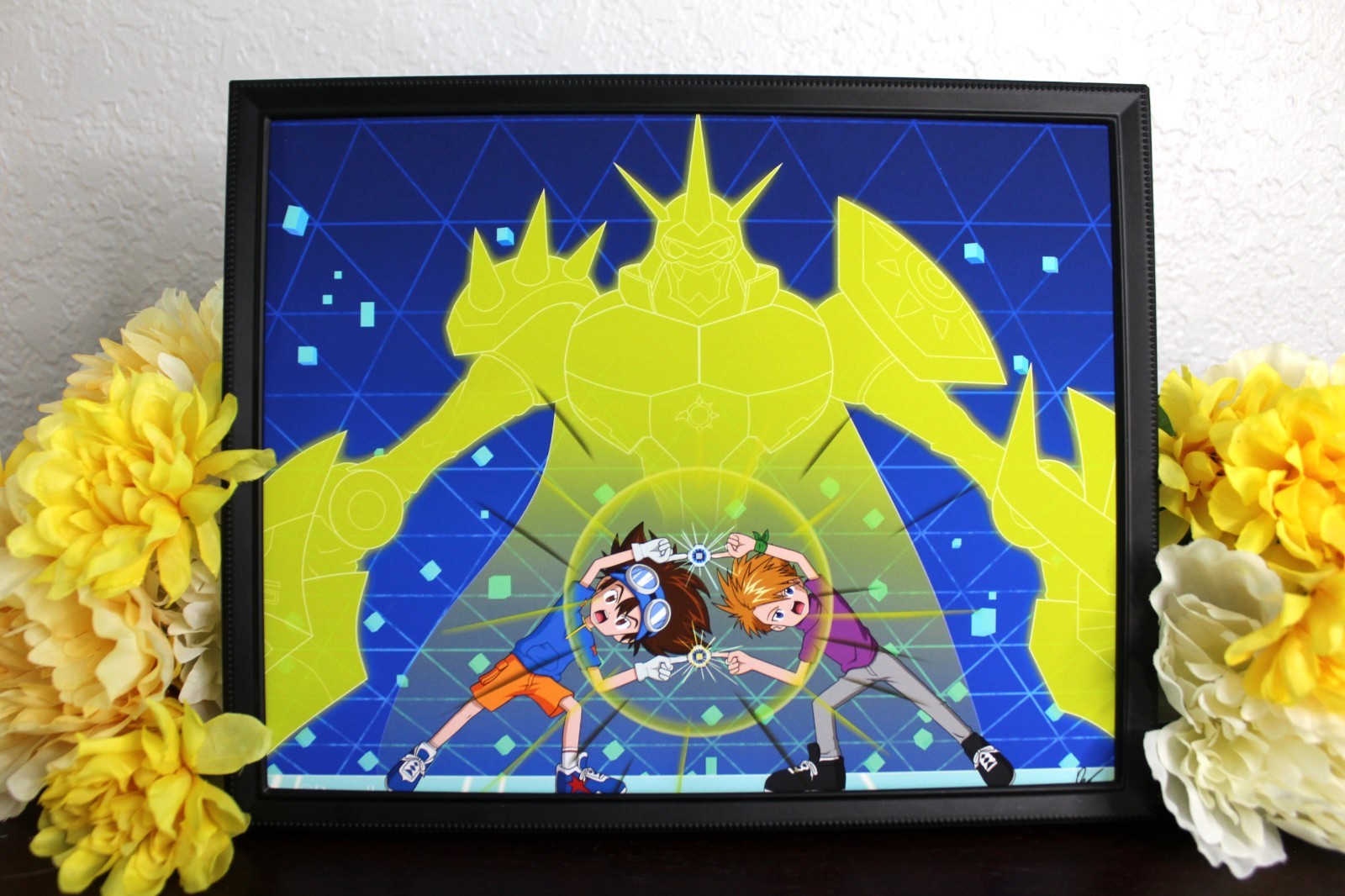 Digimon DBZ Fusion Art Print 8x10, Anime Wall Decor, Poster