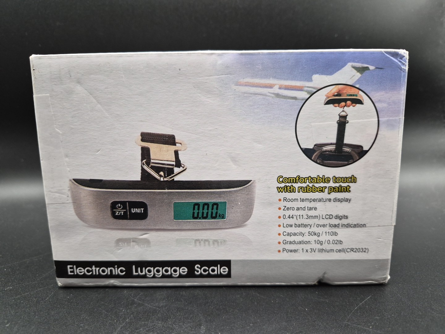Travel Luggage Weight Scale – Portable Digital Handheld 110lb/50kg, Battery Open
