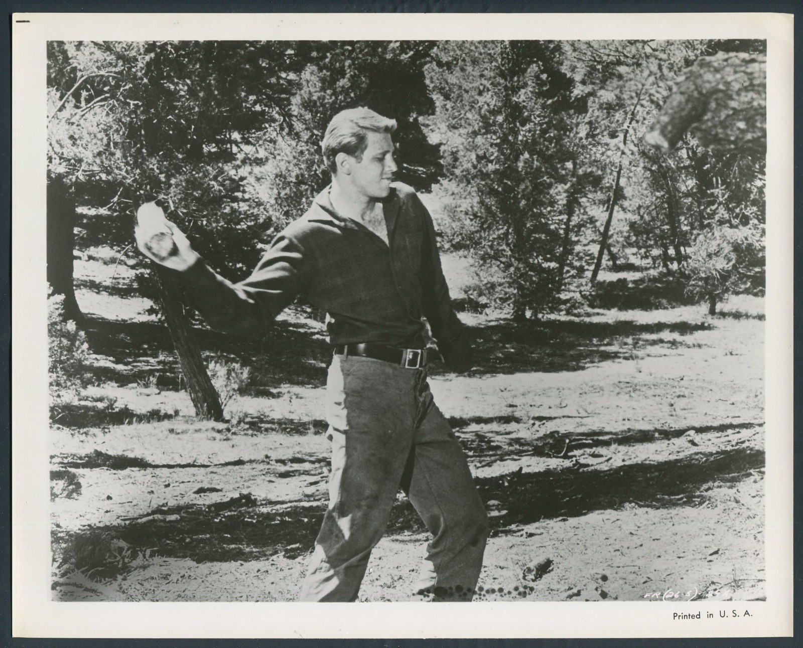 MARTIN WEST in Freckles '60 THROWING LOG