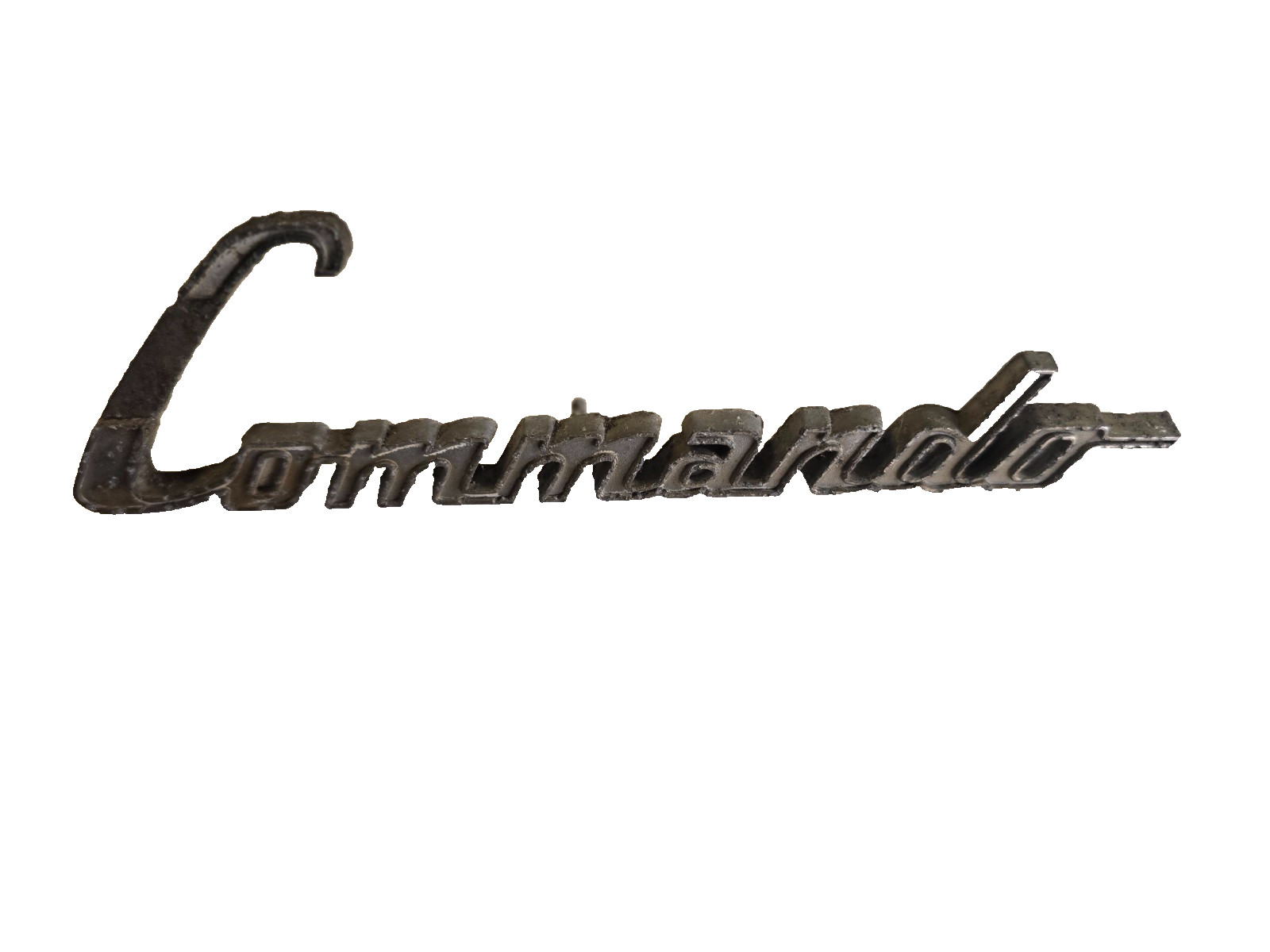 JEEPSTER "COMMANDO" Vintage Hood Emblem Trim Badge 66-71 OEM