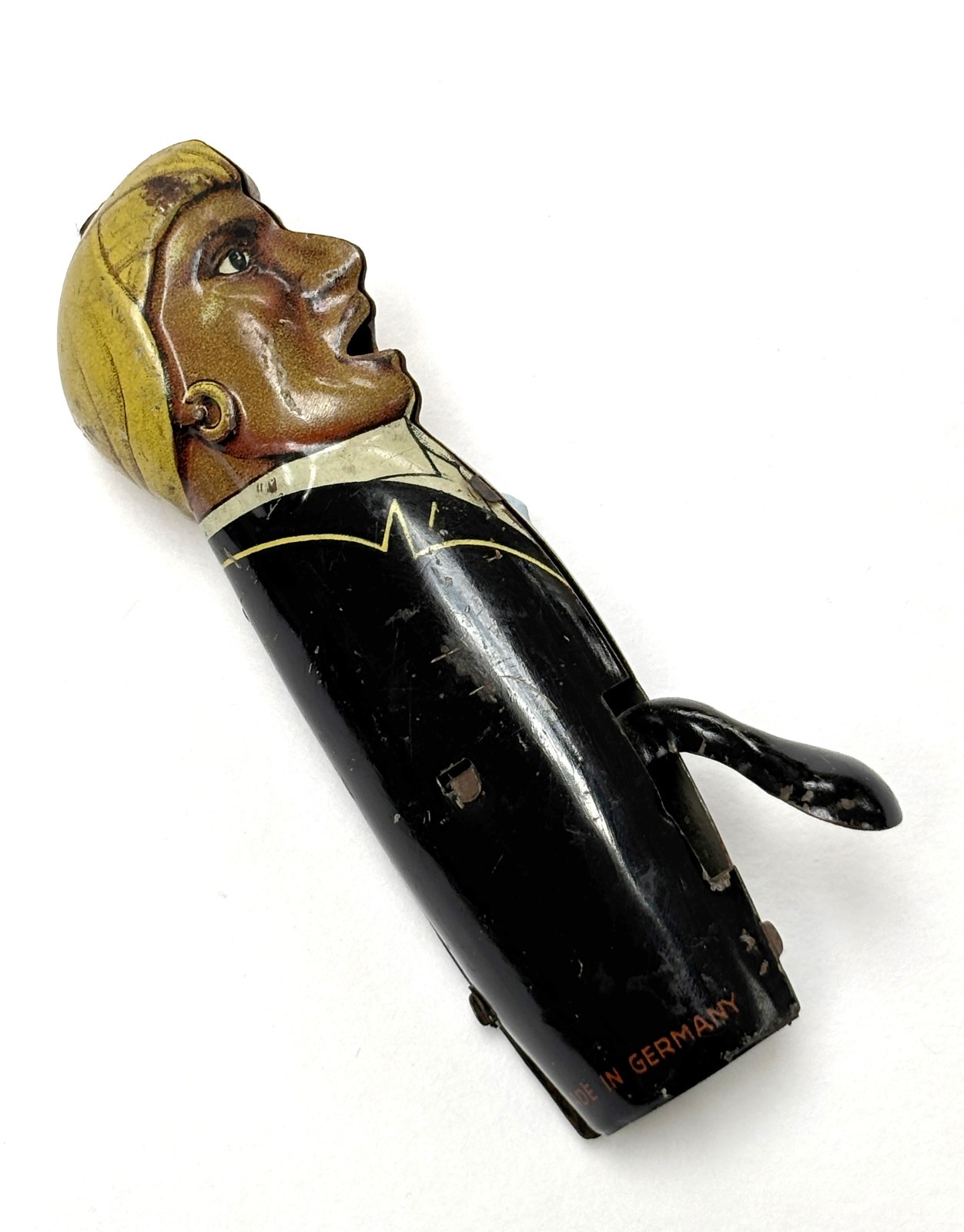 Vintage Cko Kellermann Sparking Man Tin toy. Made in Germany. 1930s. Working.