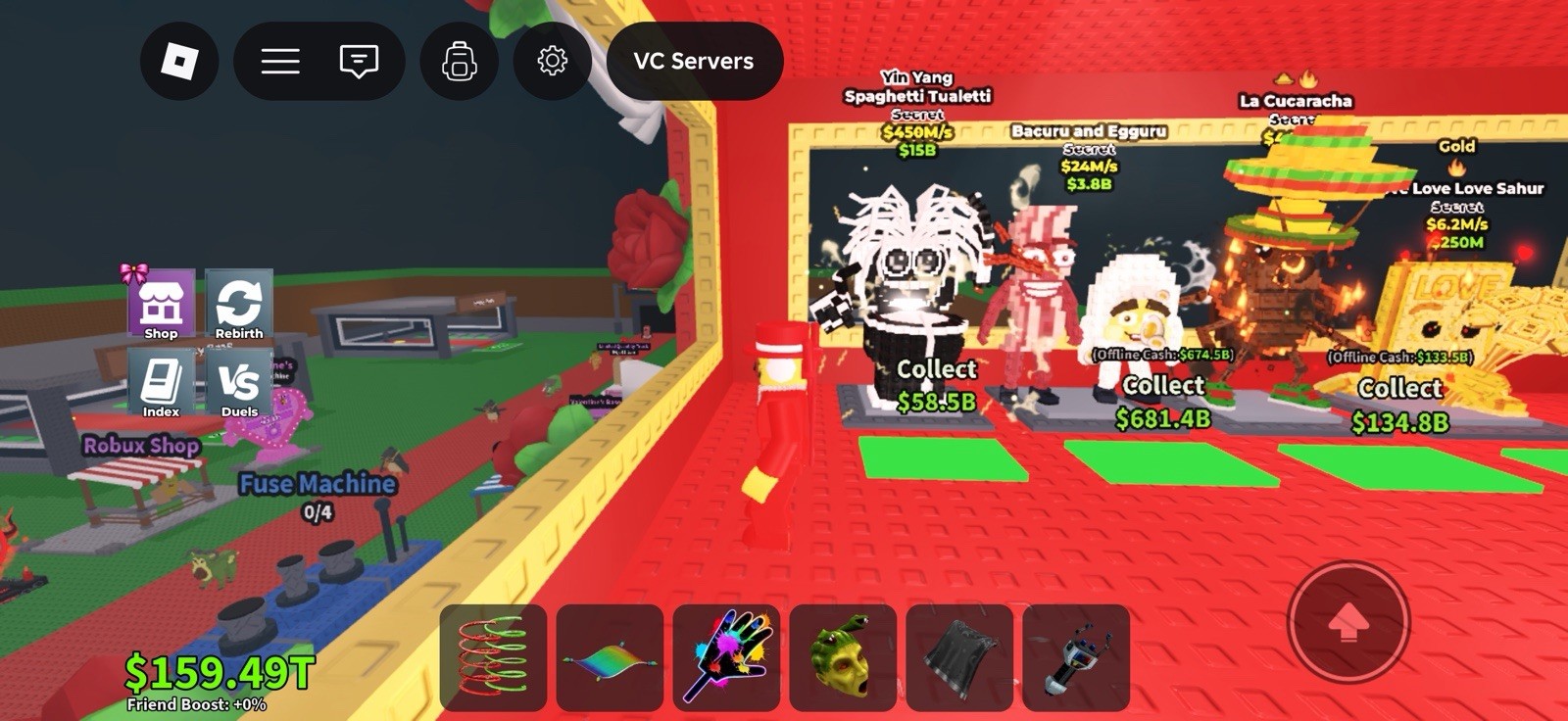  Roblox Secret Gold Game Items: Yin Yang Spaghetti, Bacuru, Egguru, Cucaracha