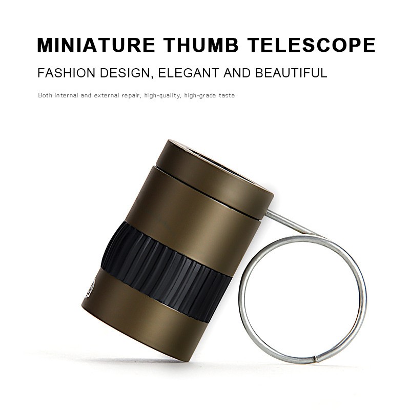 2.5x17.5 Thumb Miniature Binoculars Mini Monoculars HD Hiking Camping Travel