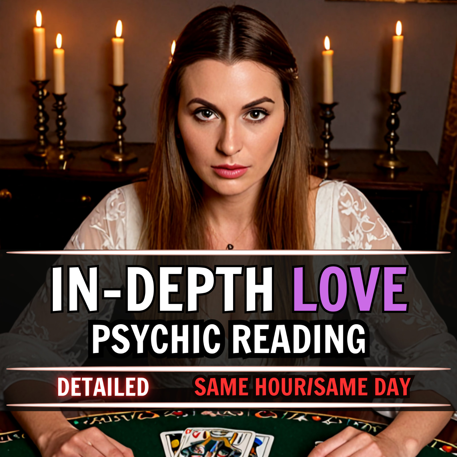 In-Depth Love Energy Reading, Psychic Tarot, Emotions, Intention, Future Path