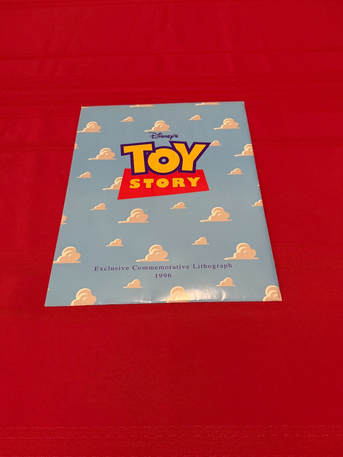 Disney's TOY STORY Exclusive Commemorative Lithograph