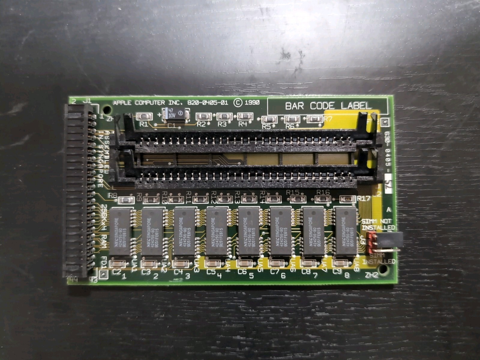 Apple 630-0405 Macintosh RAM Stick 1M Memory Card | UNTESTED/AS IS