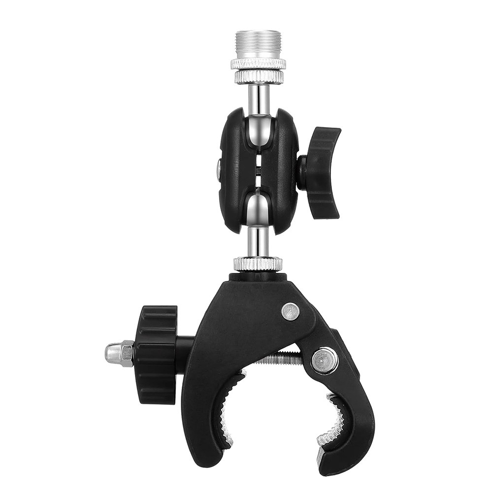 Mic Holder, Mic Crab Clamp Microphone Mount with   Head Microphone Holder1428