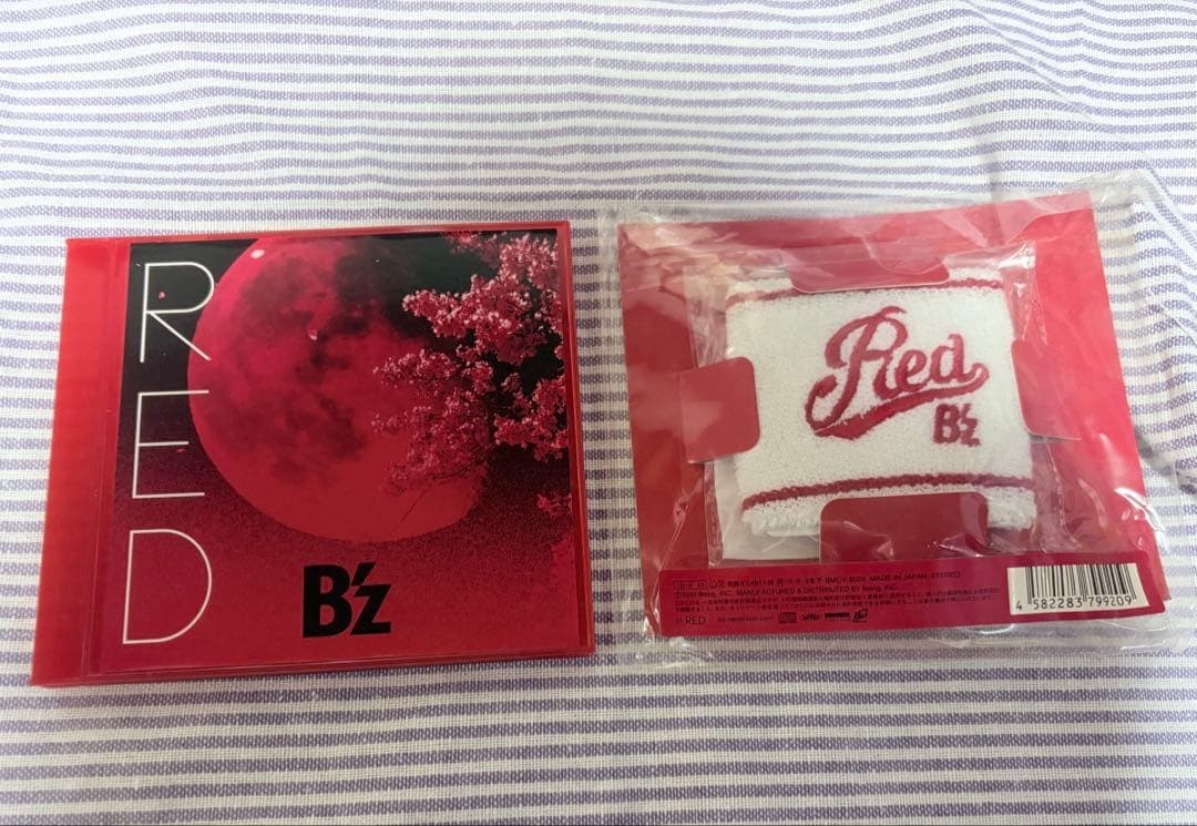 B'z RED CD + Wristband Unopened DVD Edition + 羽 Blu-ray
