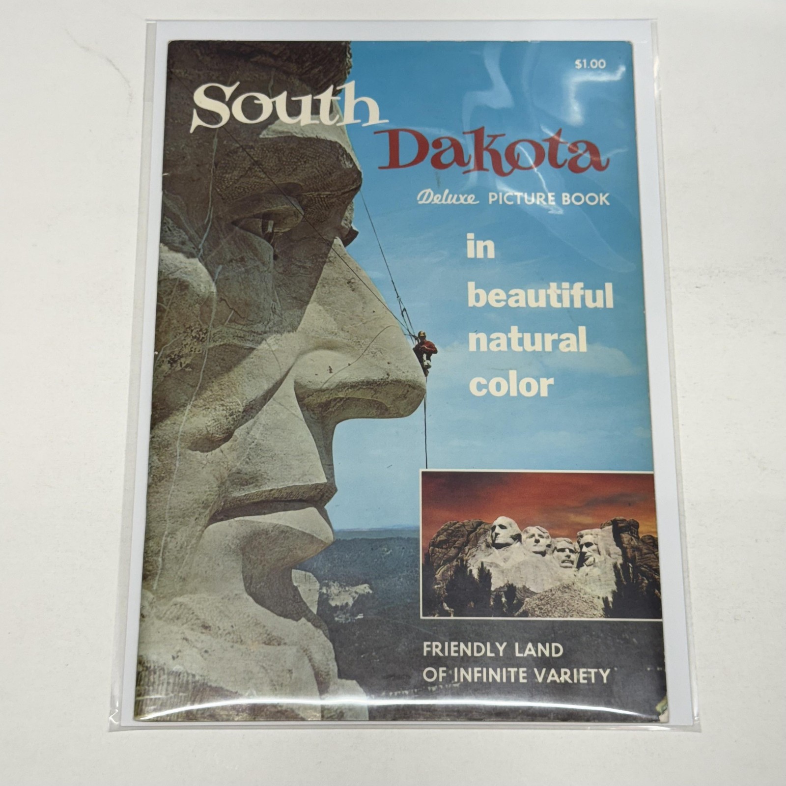 Vintage South Dakota Picture Books Lot Badlands Mt Rushmore Souvenir Photo Guide